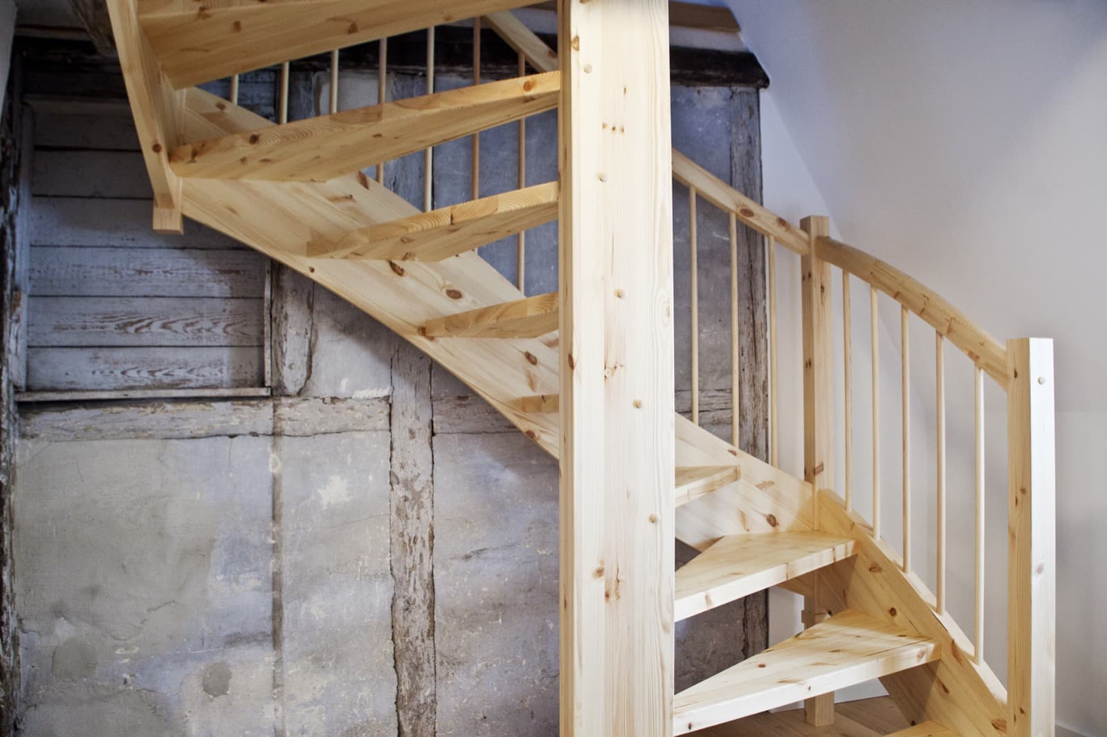 Treppe in der Michaelis Suite in Lüneburg