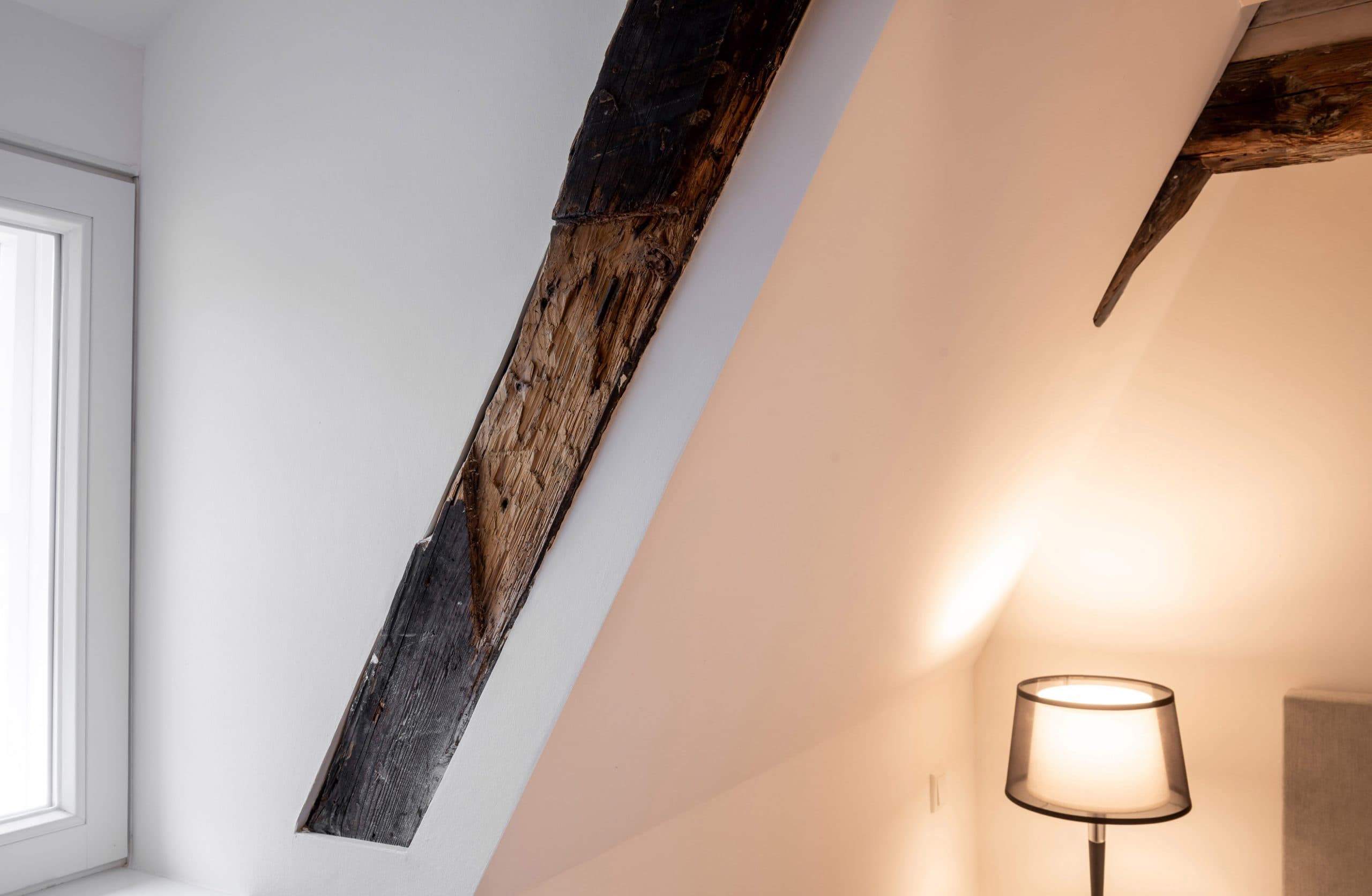 Schlafzimmer in der Michaelis Suite in Lüneburg