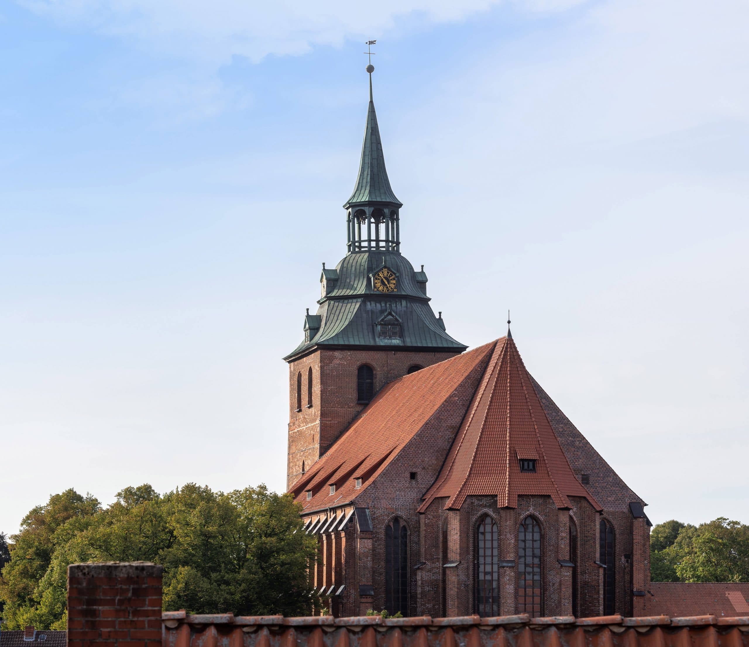 Ausblick in der Michaelis Suite in Lüneburg