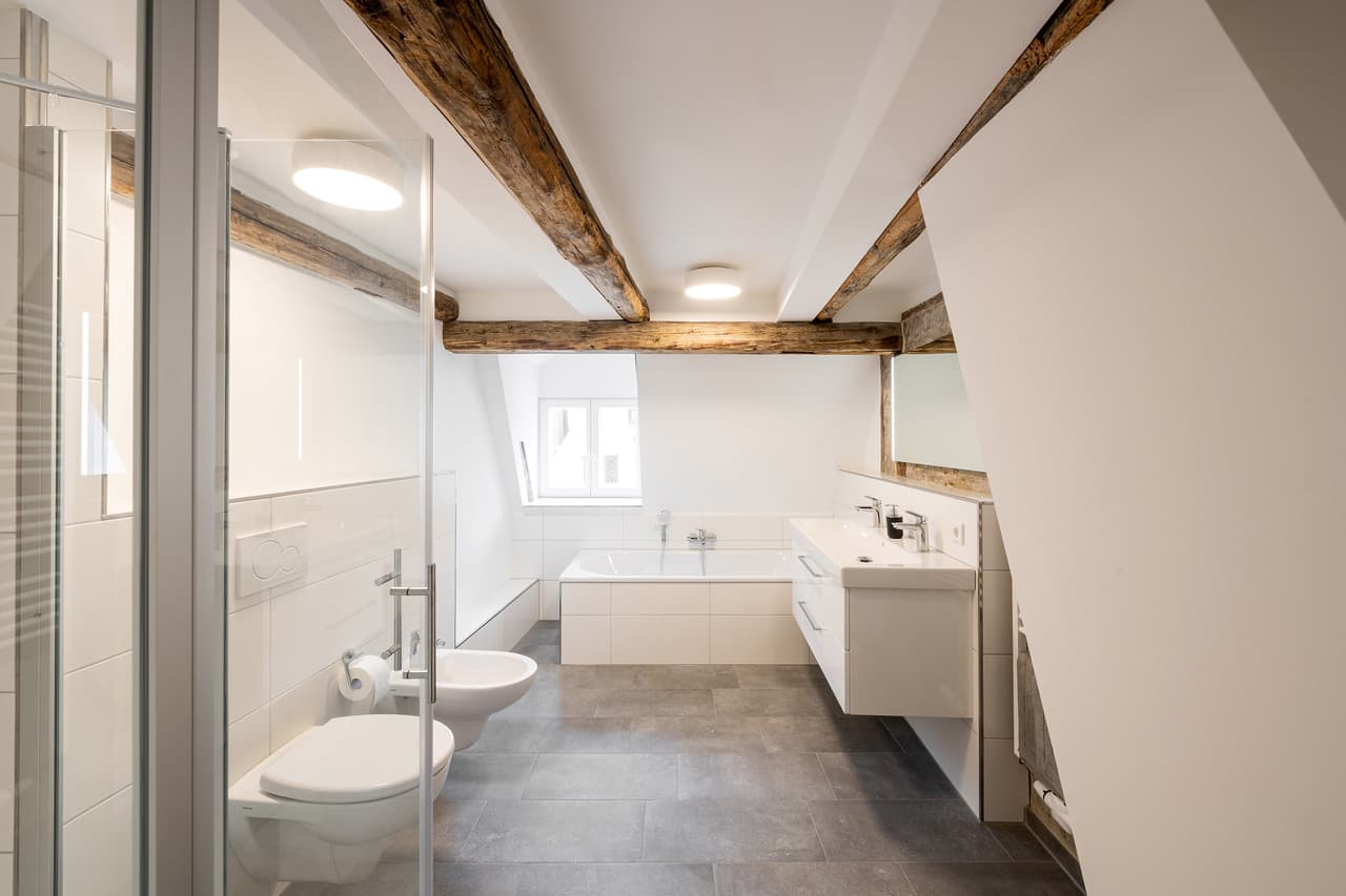 Bad in der Michaelis Suite in Lüneburg