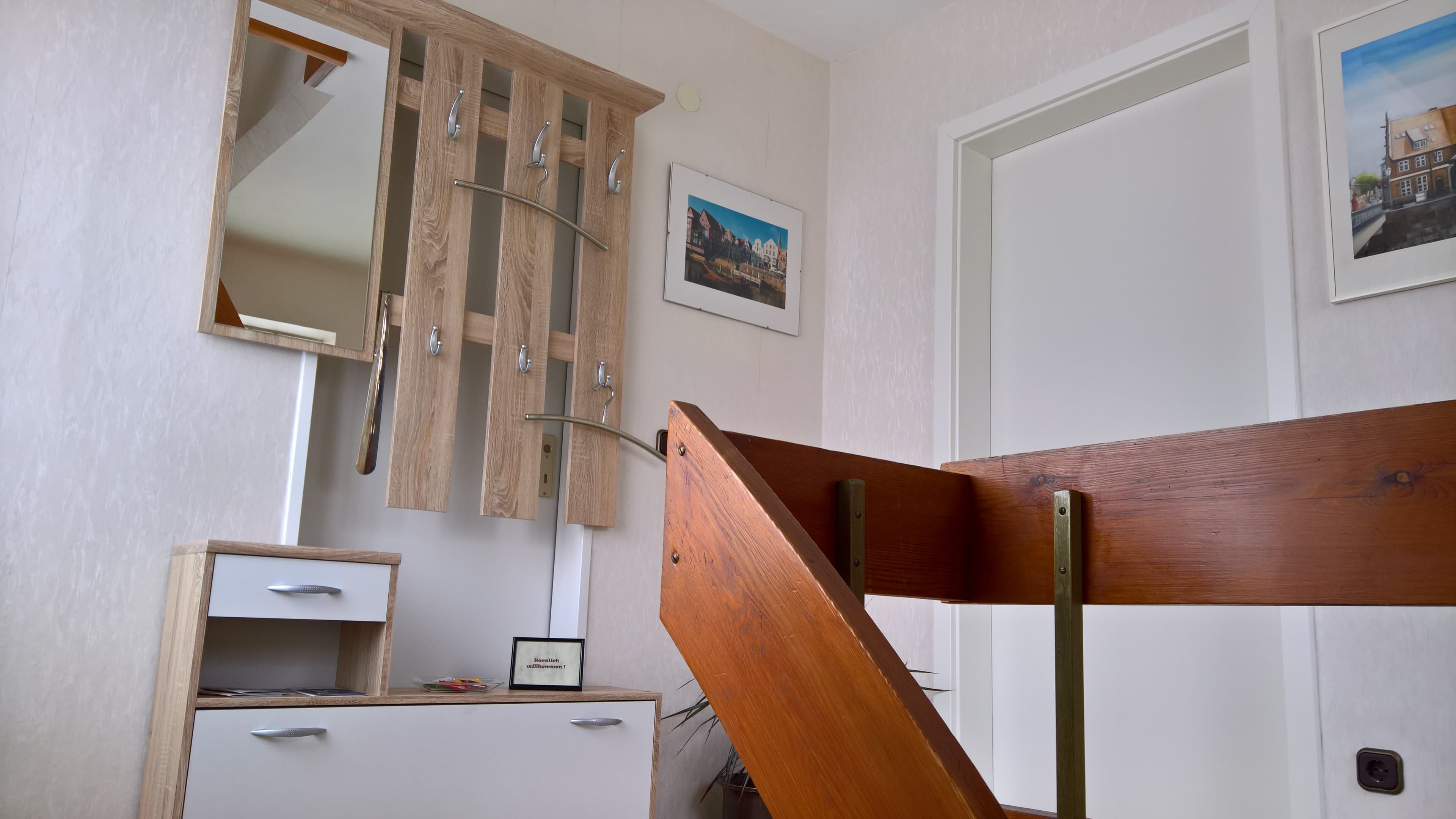 Treppenhaus zur Ferienwohnung Zerbe in Lüneburg