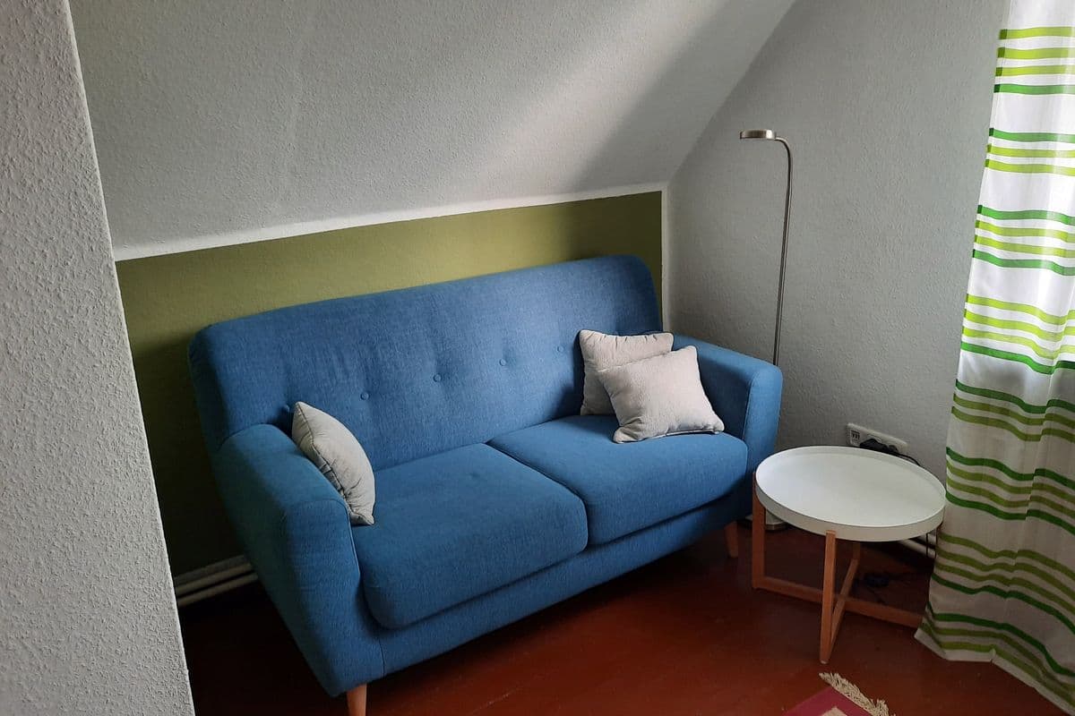 Sitzecke in der Ferienwohnung Facettenreich in Bergen