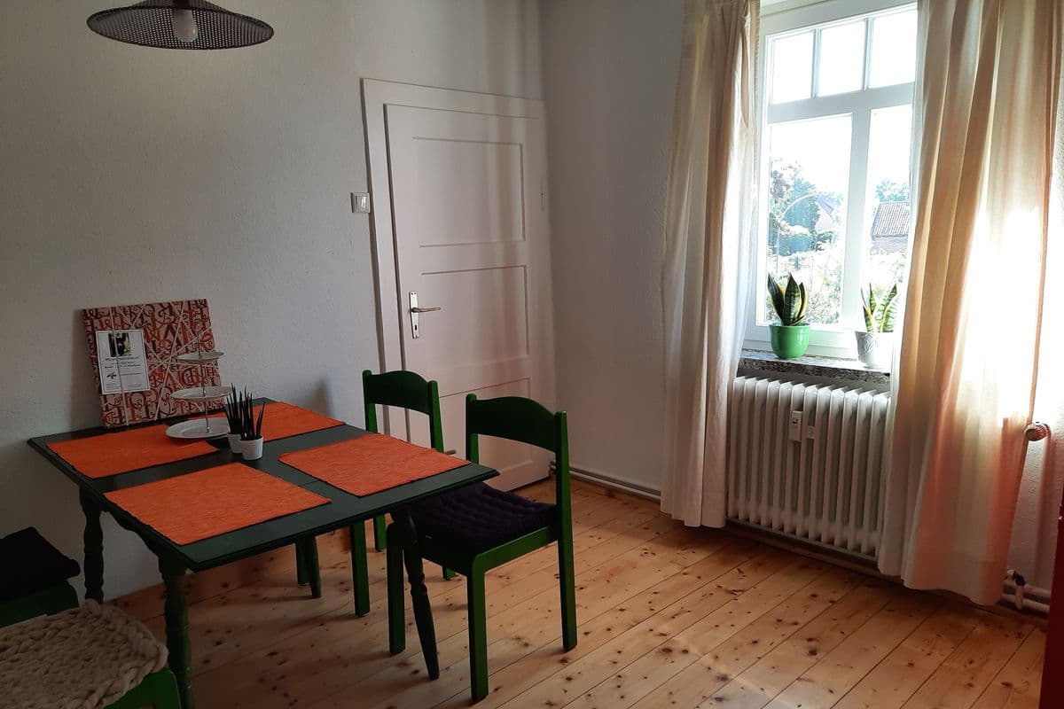 Küche in der Ferienwohnung Facettenreich in Bergen