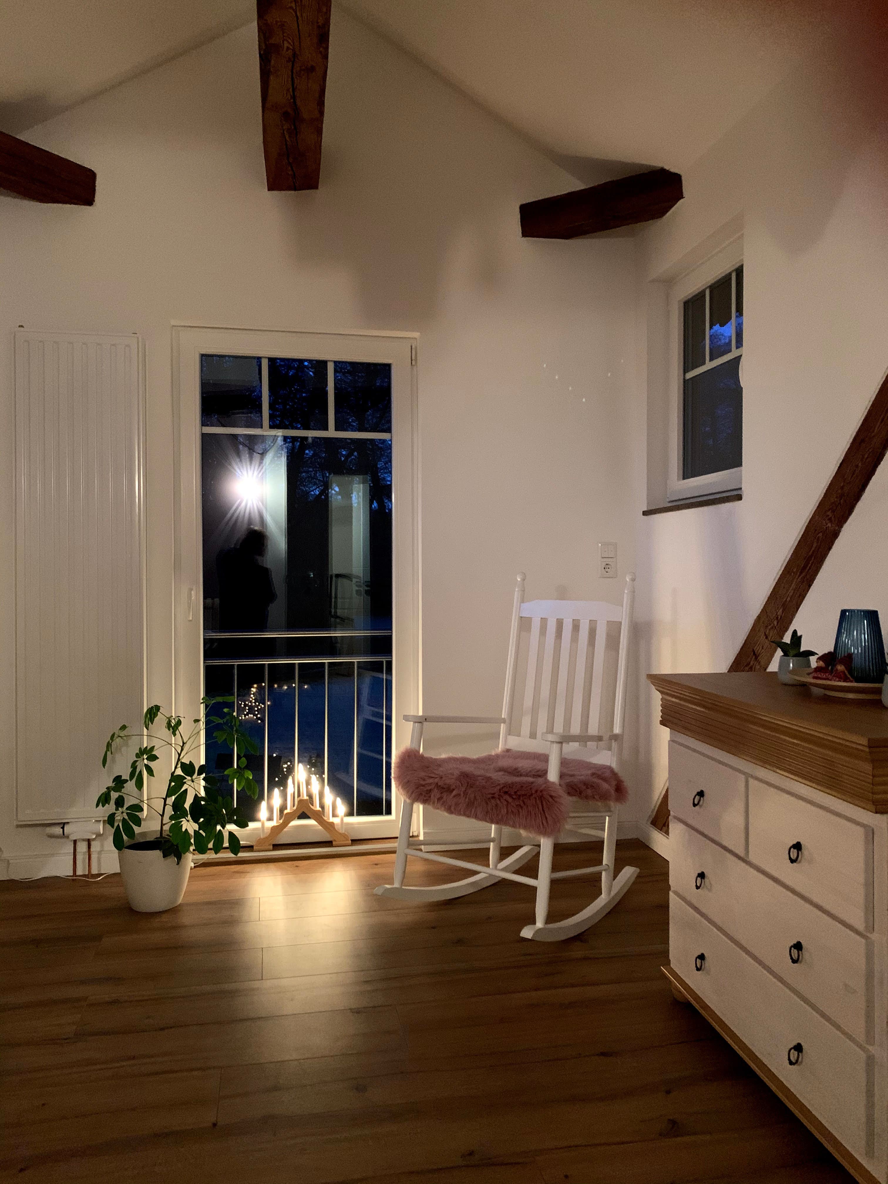 Schlafzimmer in der Ferienwohnung Wassermühle in Eschede