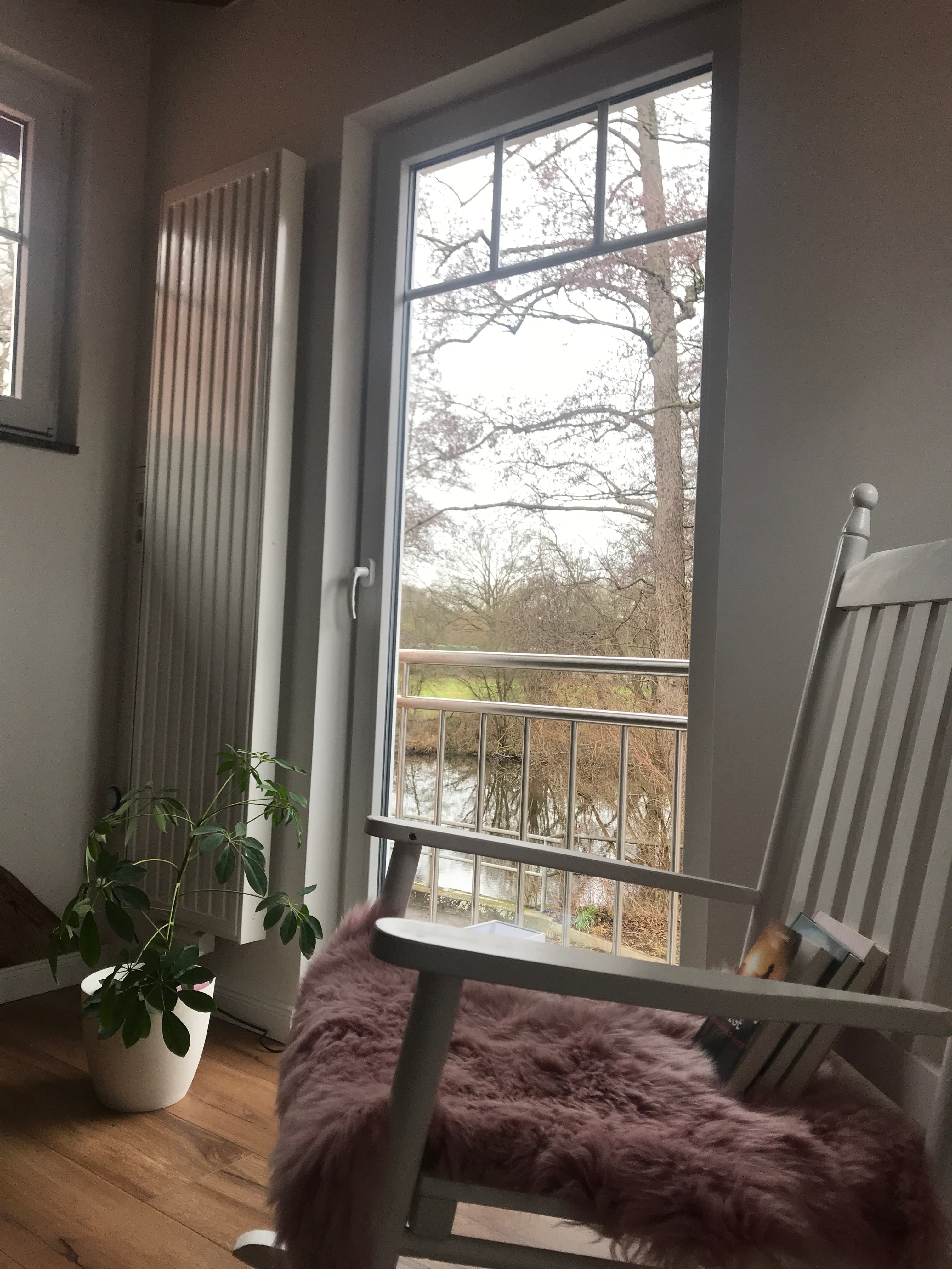 Schlafzimmer in der Ferienwohnung Wassermühle in Eschede