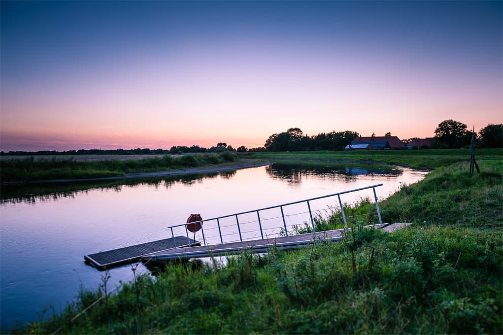 Hodenhagen liegt am Aller Radweg