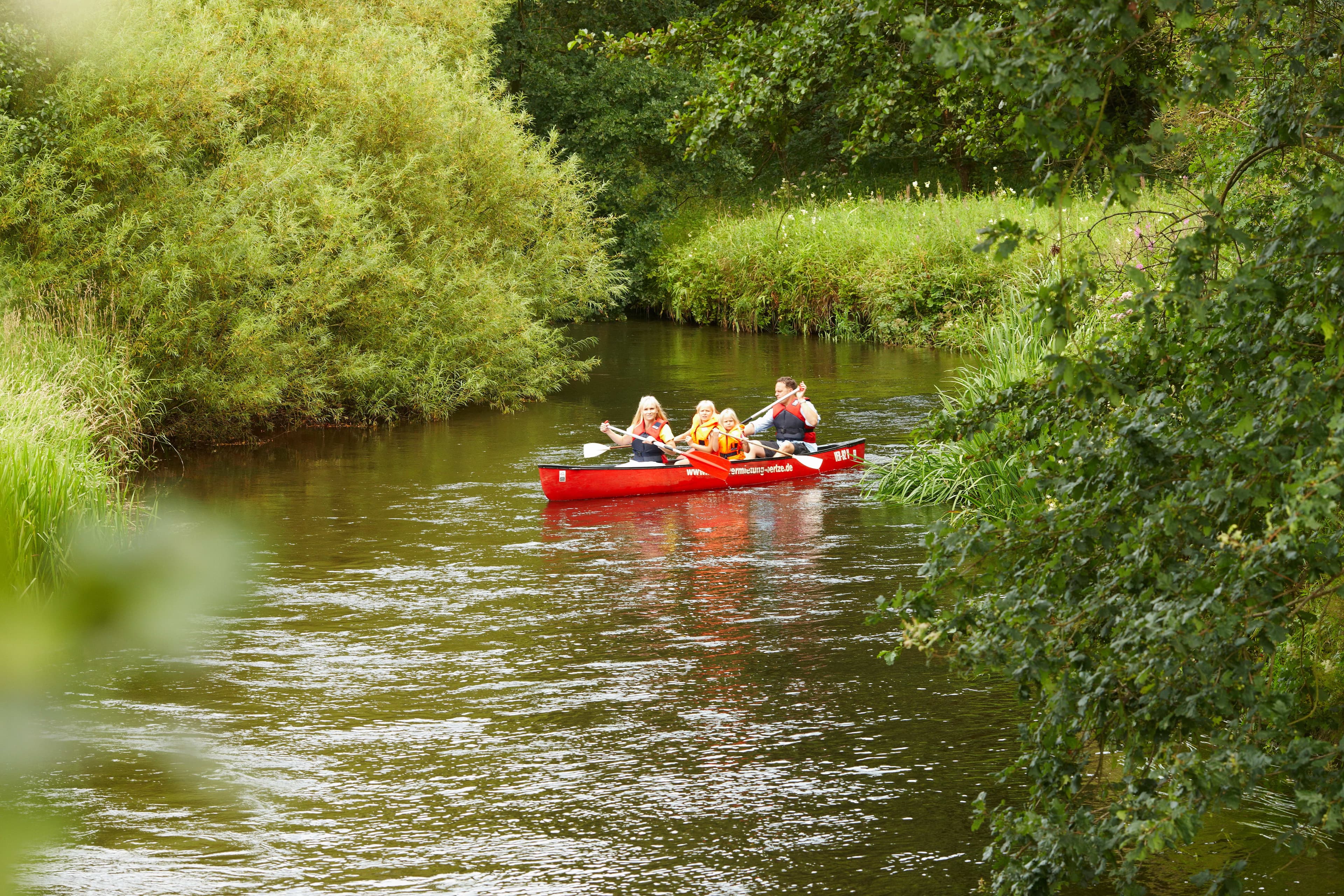 Befahrensregeln auf den Heidebächen im Naturpark Südheide