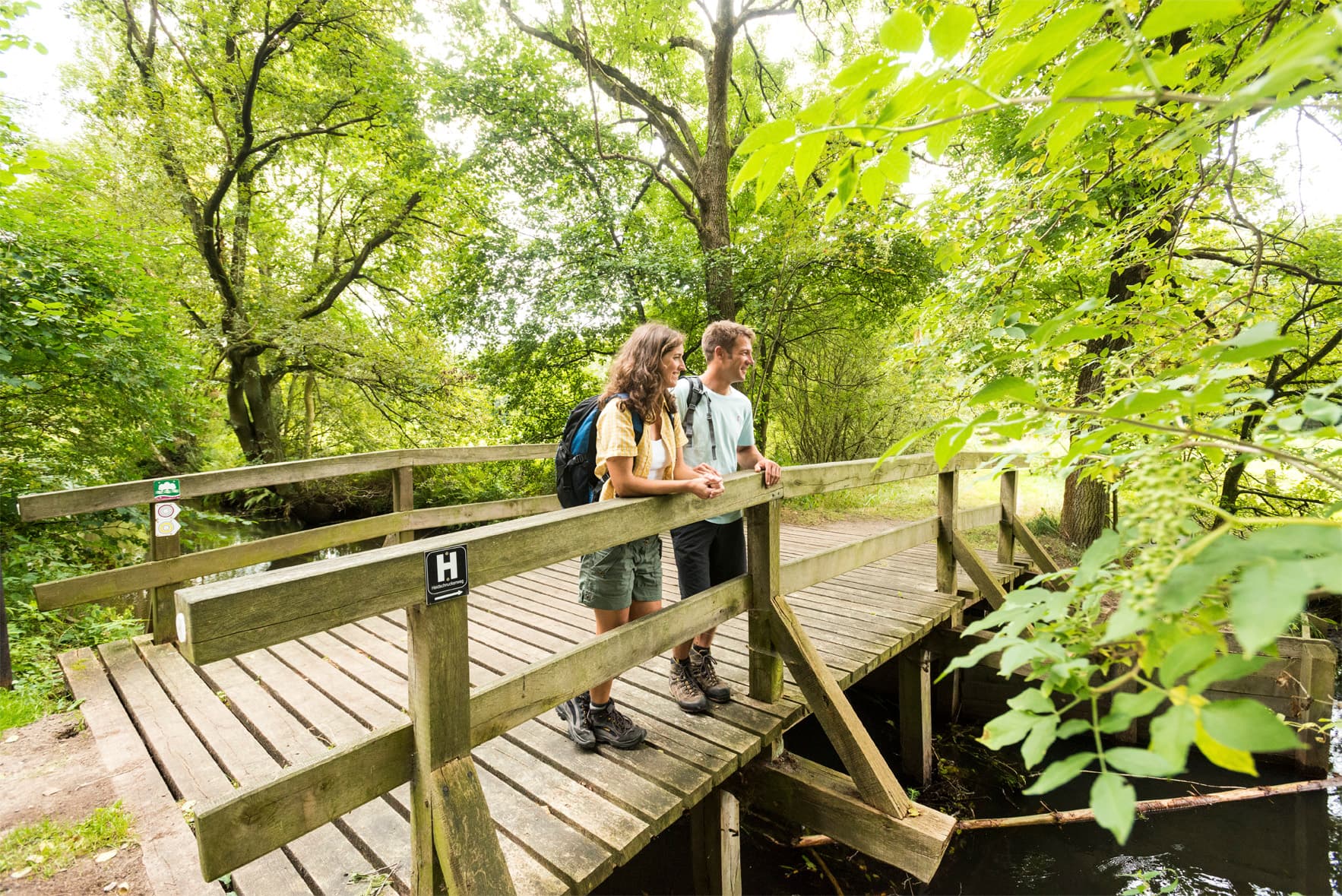 Wandern ohne gepaeck lüneburger heide