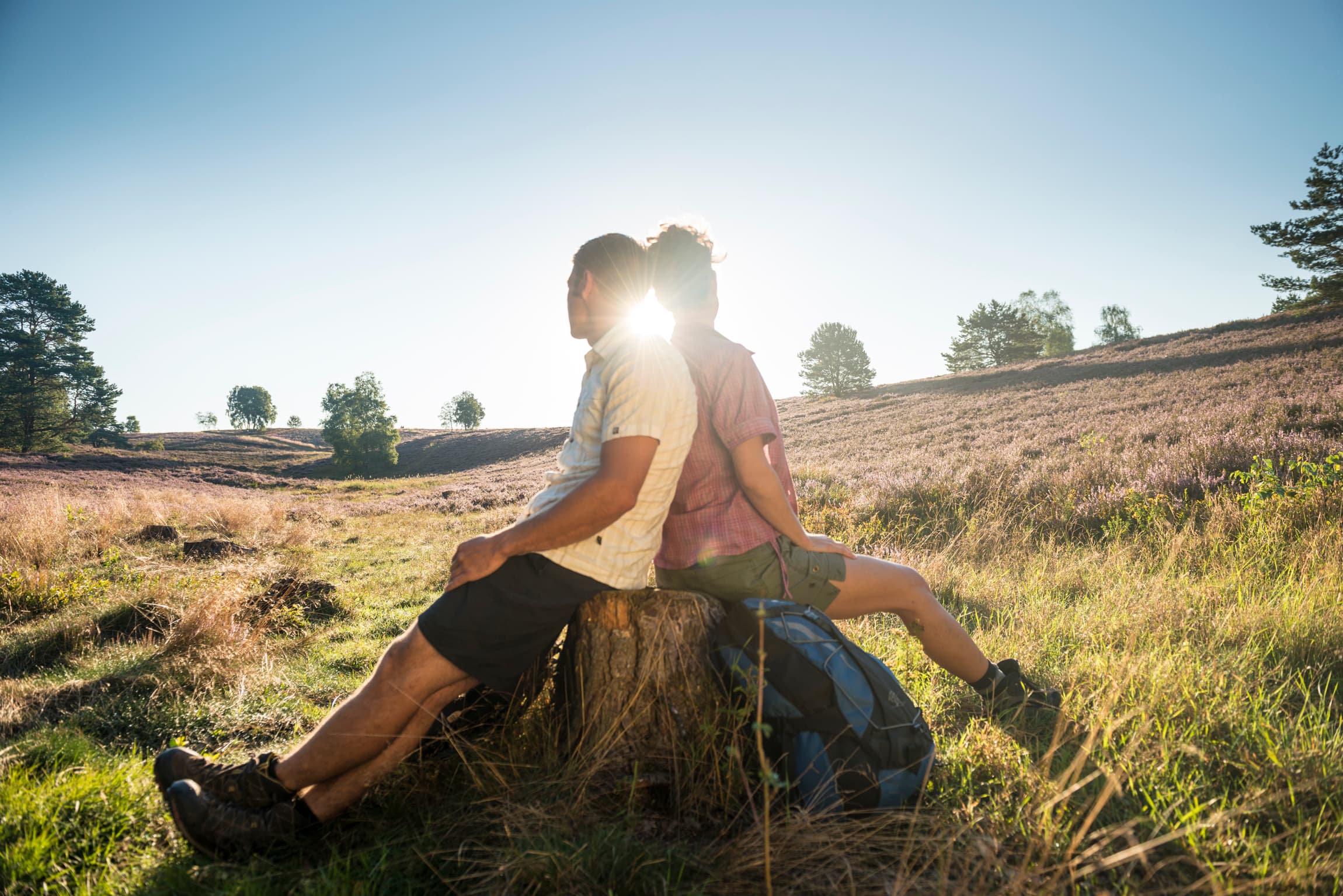Sonnengenuss auf dem Brunsberg Sprötze