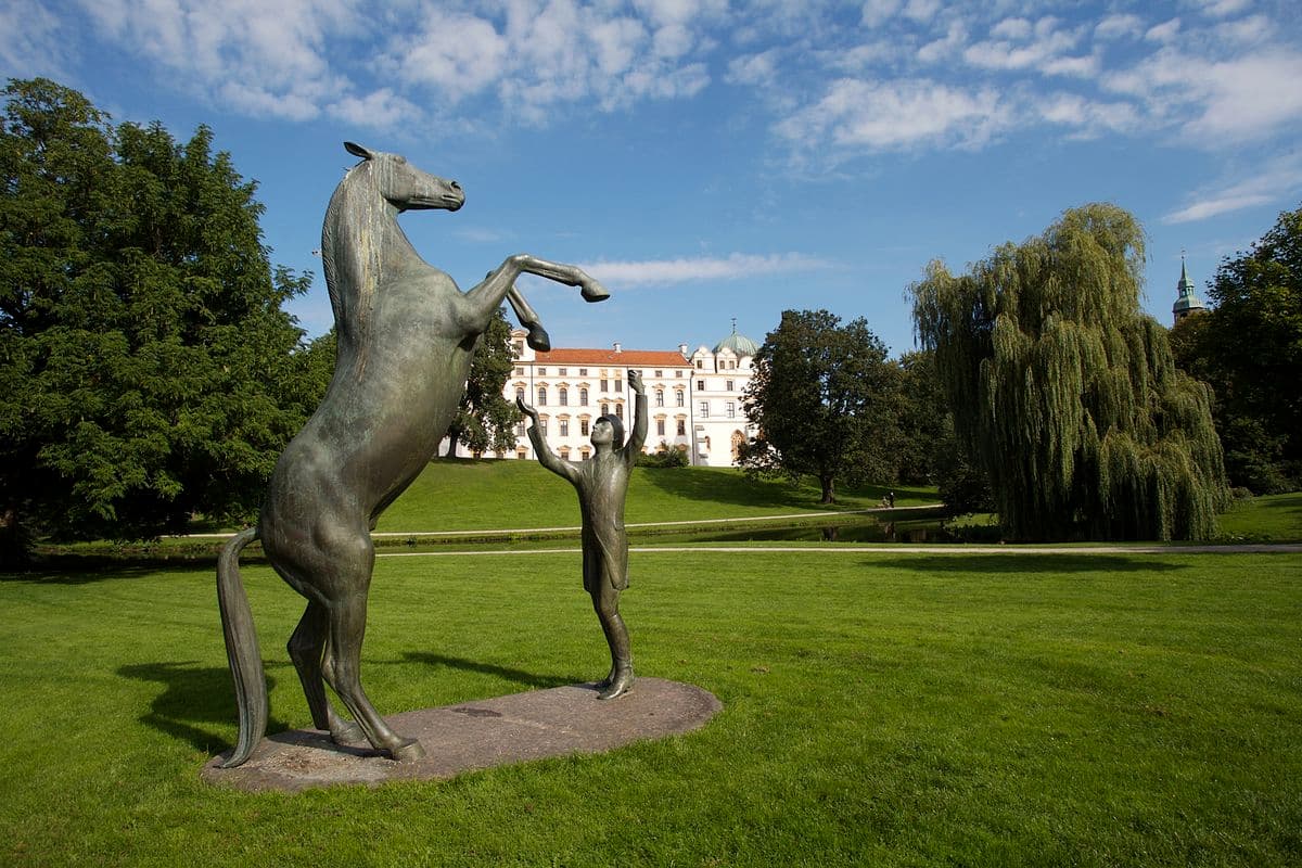 Das Schloss Celle mit dem Schlosspark.