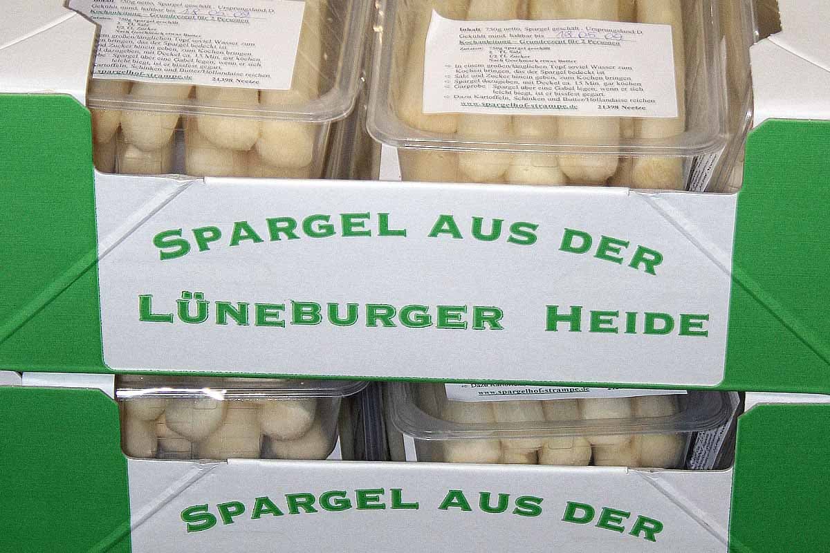 Spargel aus der Lüneburger Heide