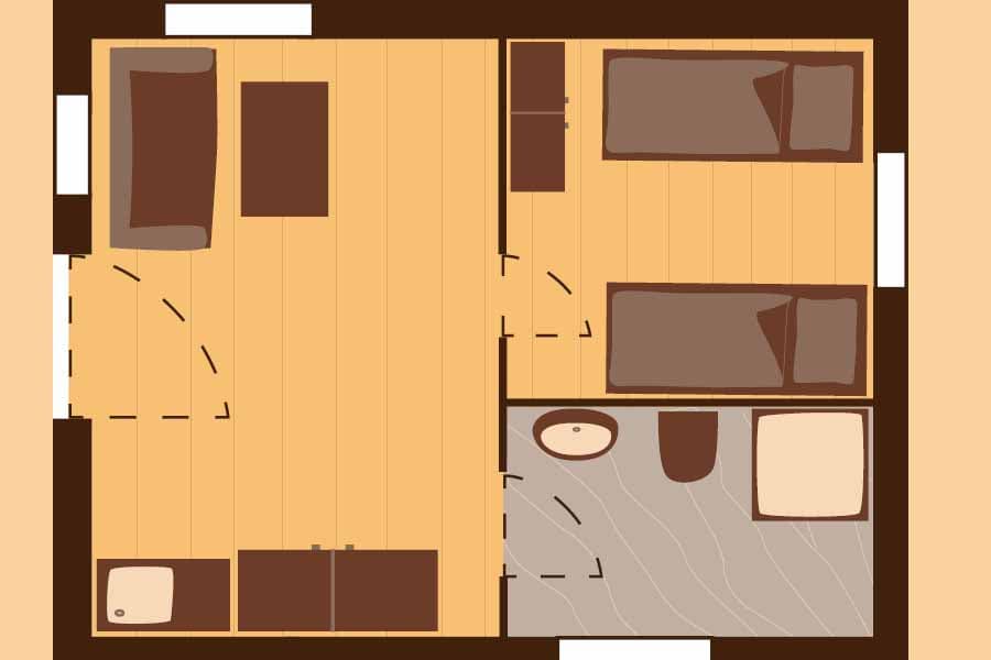 Übernachtung im Serengeti Park