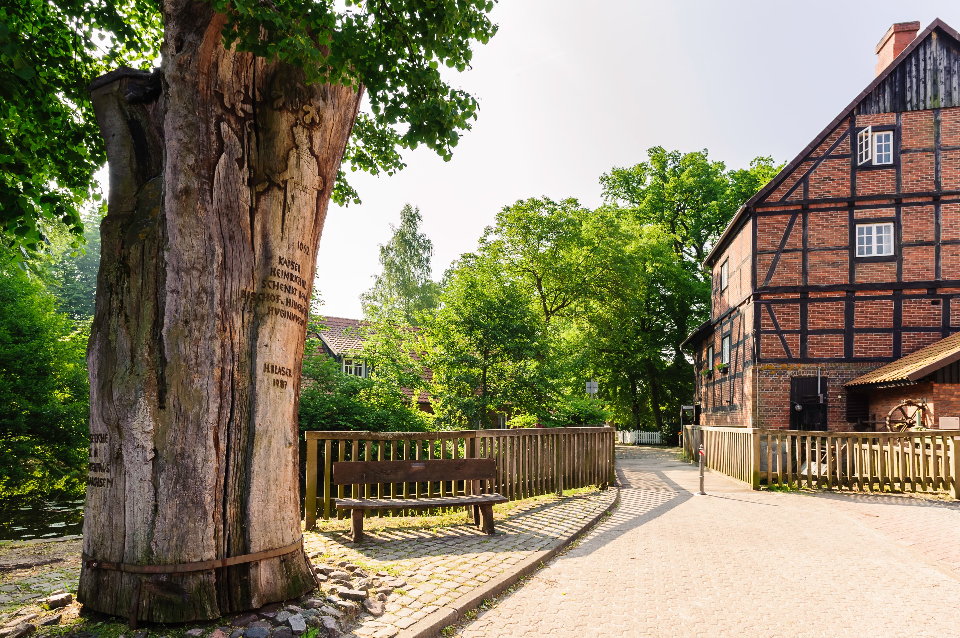 Romantische Dörfer in der Lueneburger Heide