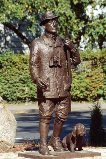 Hermann Löns Statue in Walsrode.