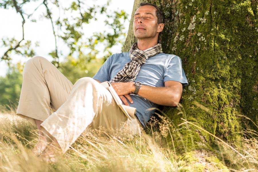 Waldbaden Immunsystem Herbst Lüneburger Heide