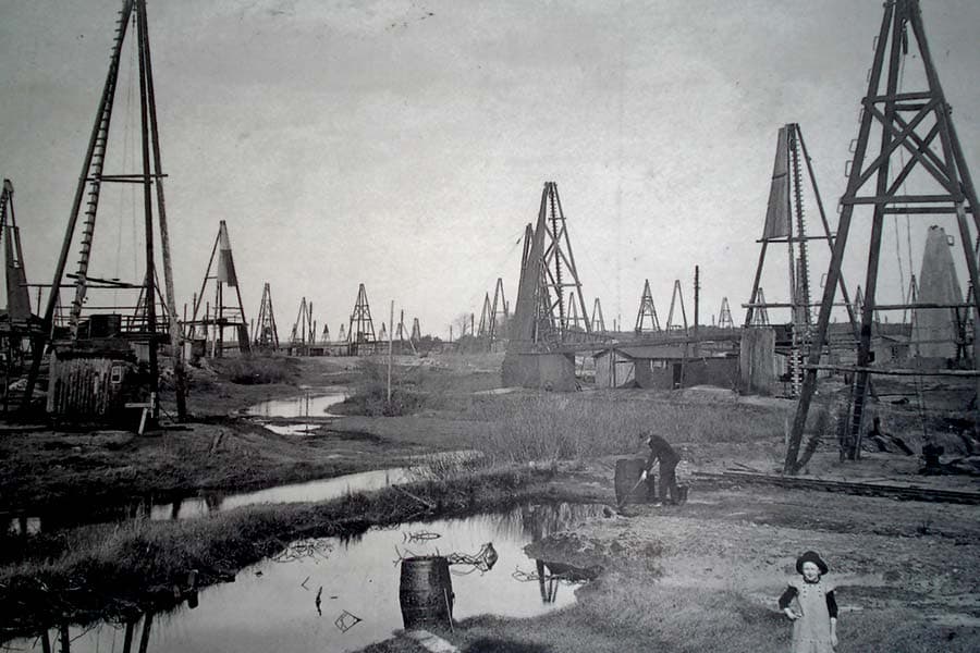 Wietze Bohrtürme Erdöl