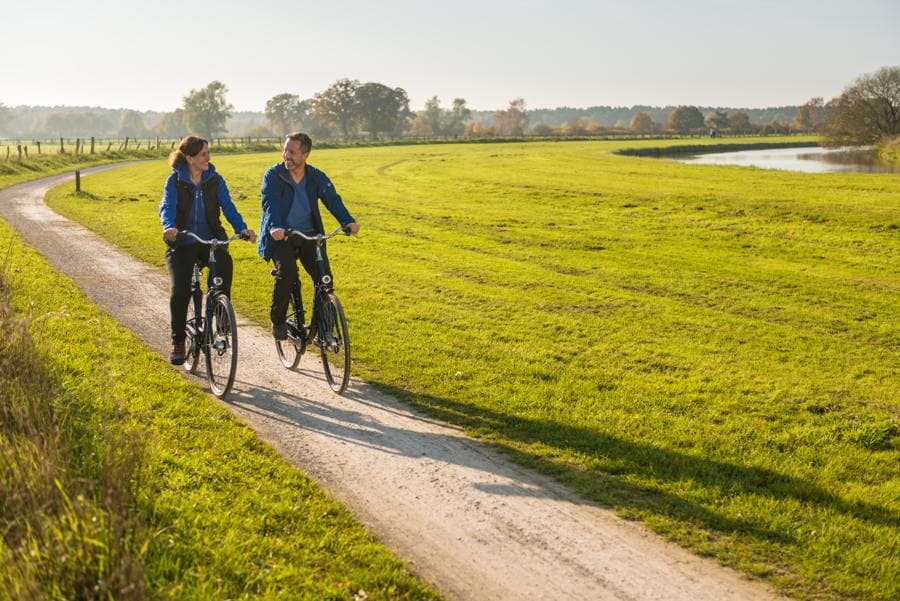 Zu zweit mit dem Fahrrad die Lüneburger Heide entdecken