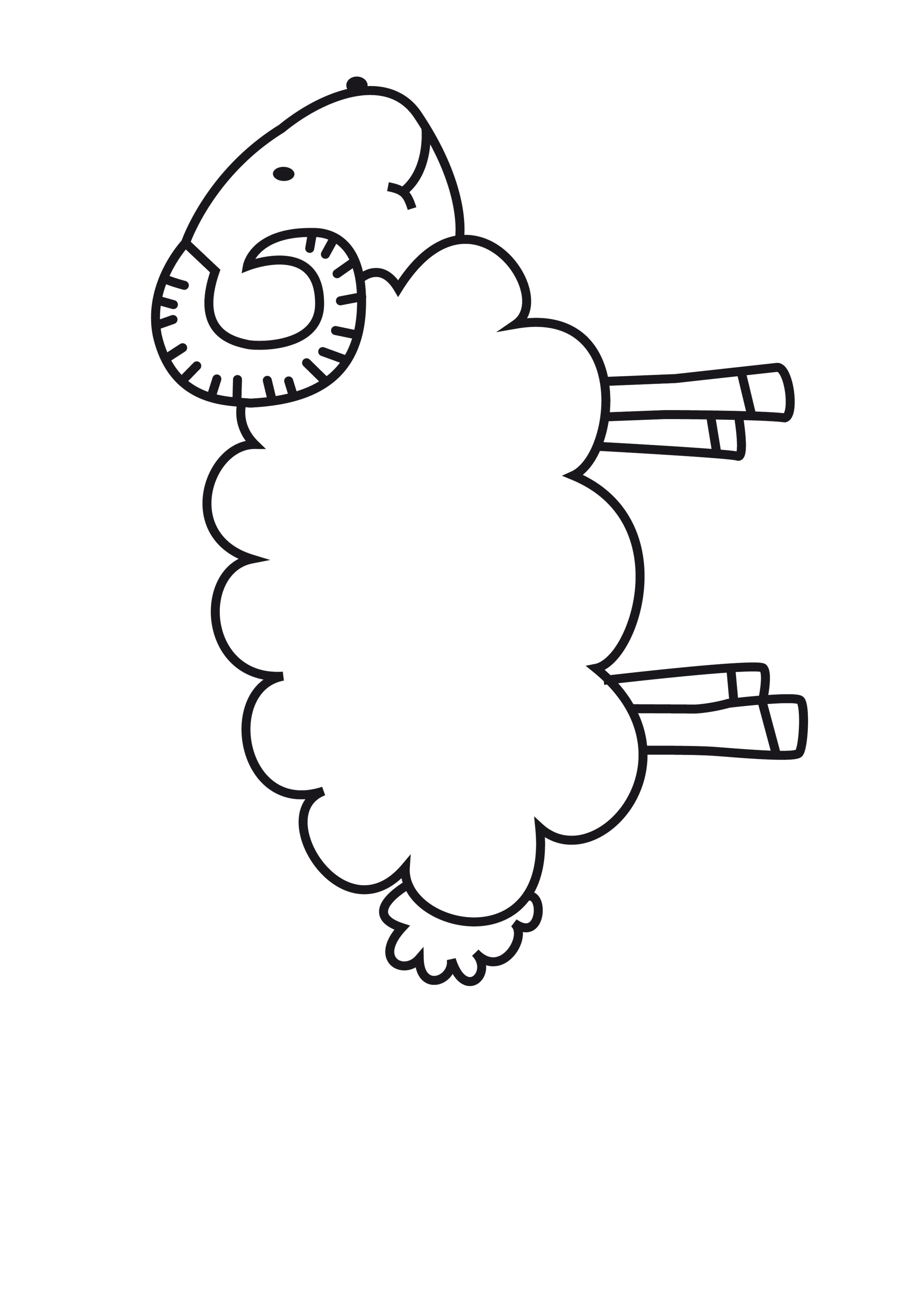 Malvorlage Heidschnucke