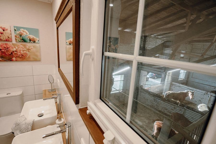 Moderne fewo auf dem bauernhof