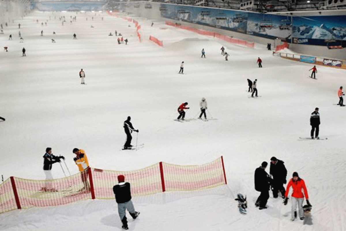 die Skihalle Bispingen liegt direkt an der a7