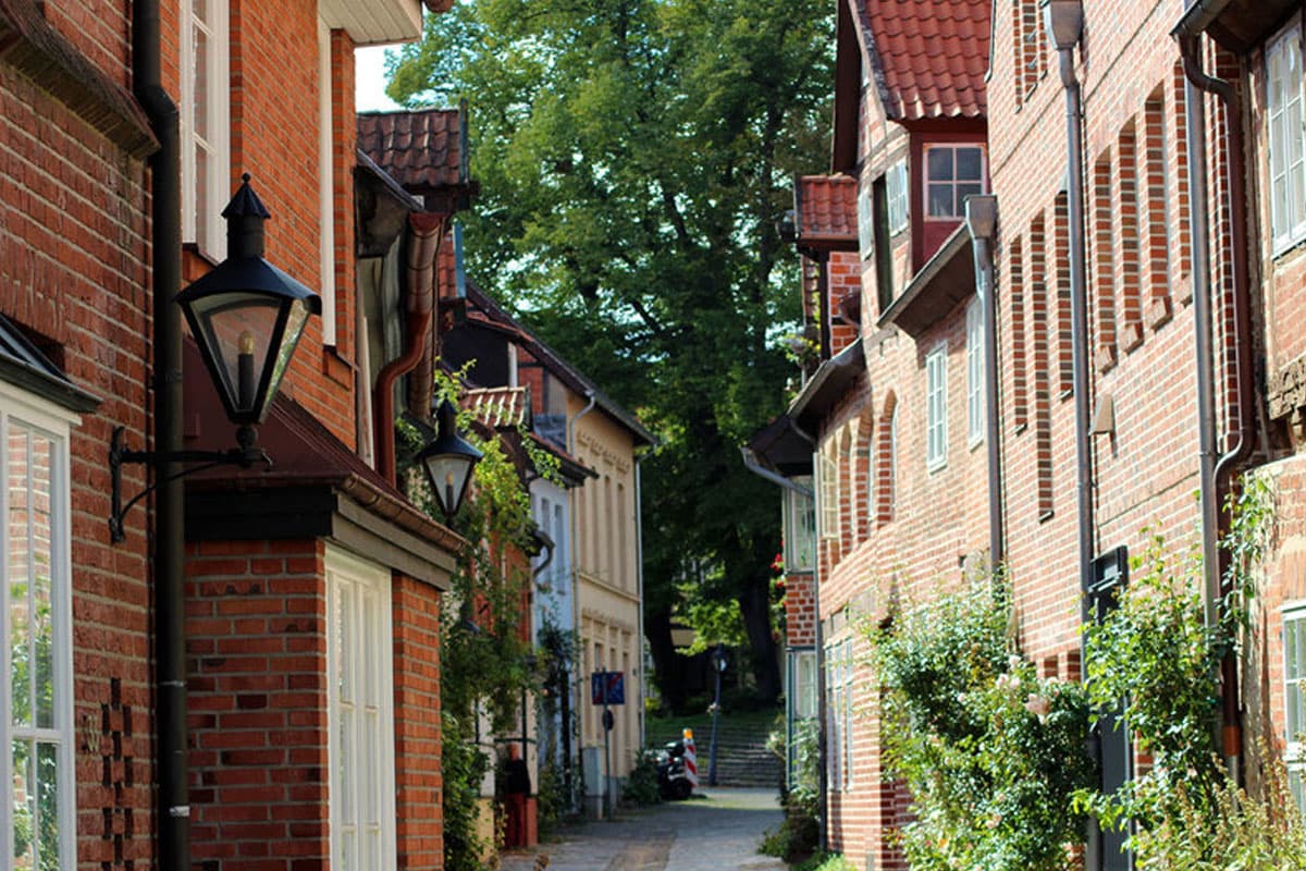 Das Senkungsgebiet in der Stadt Lüneburg