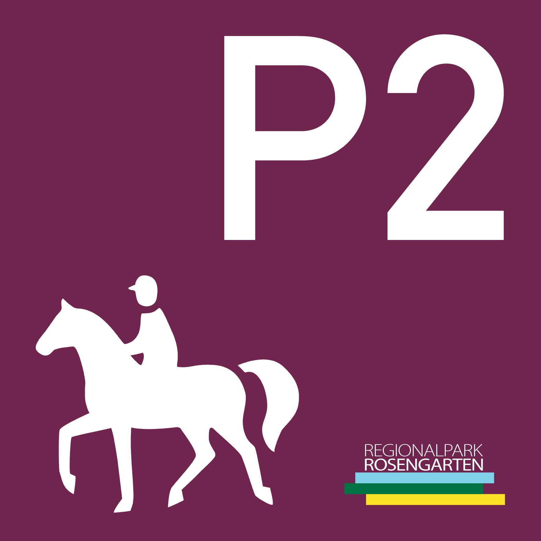 Beschilderung der Reitroute