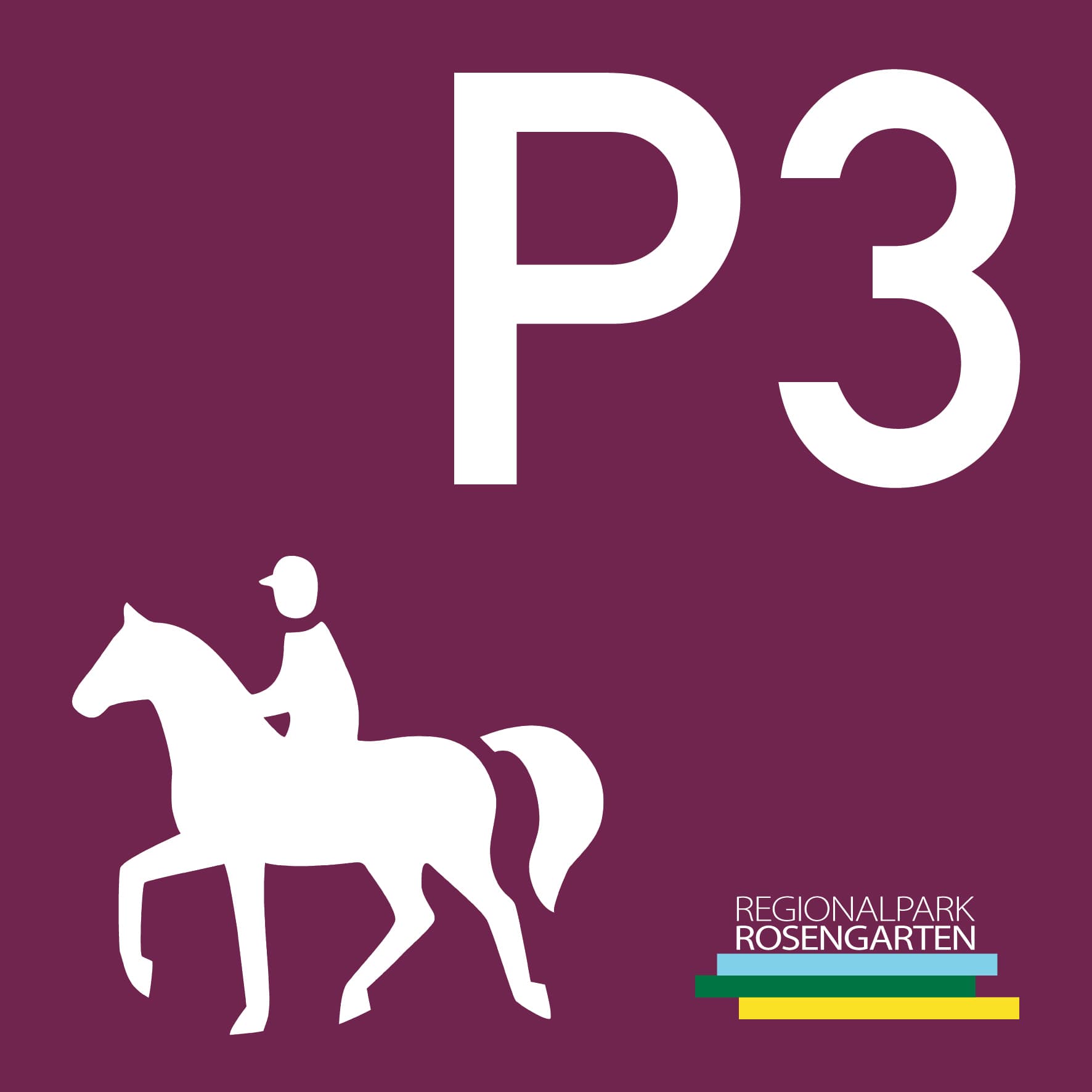 Beschilderung der Reitroute