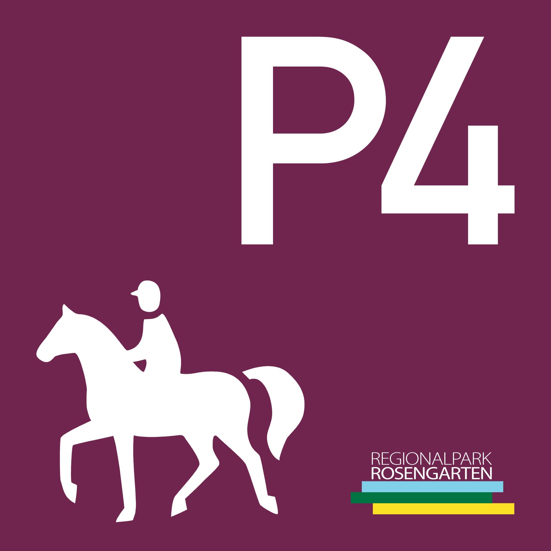 Beschilderung der Reitroute