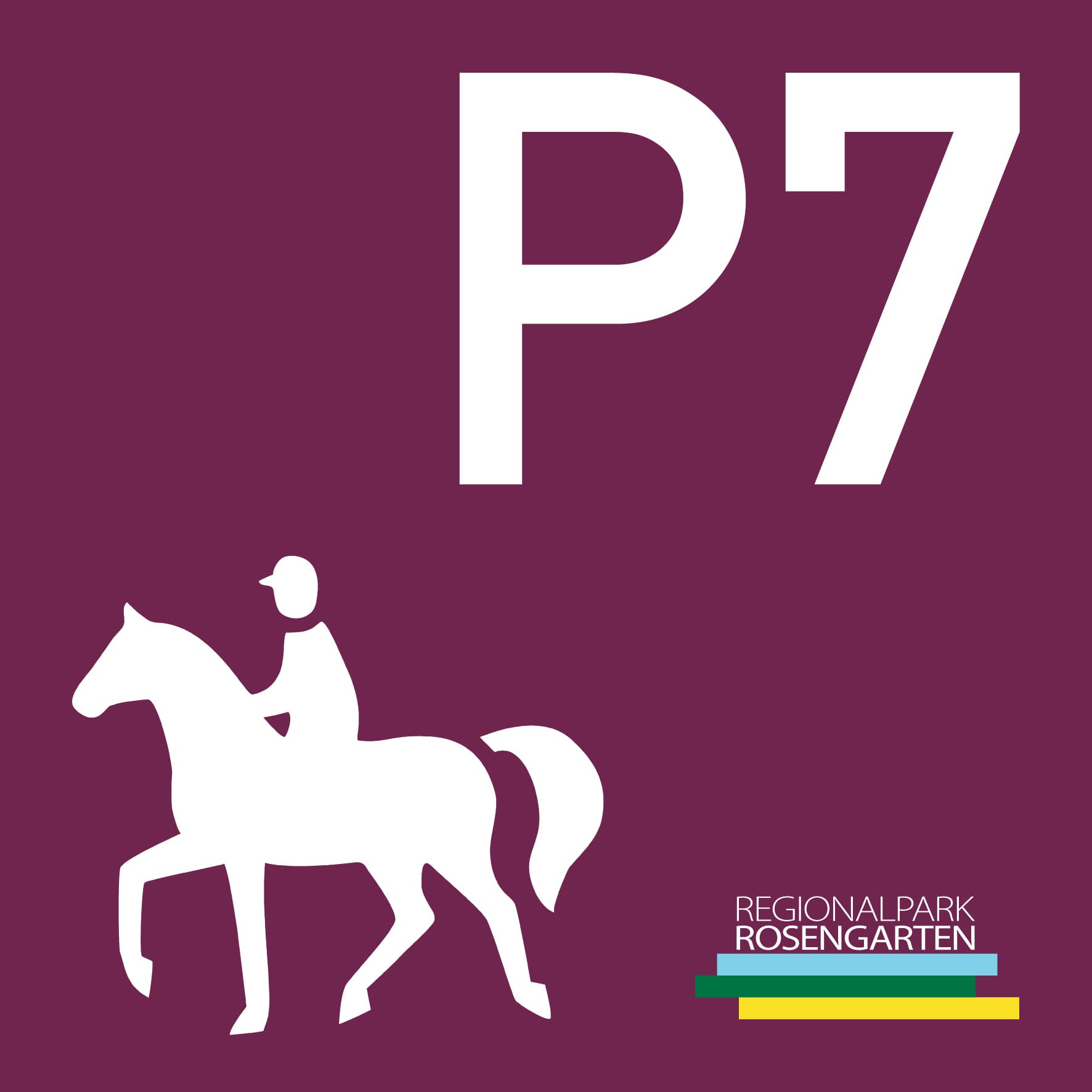 Beschilderung der Reitroute