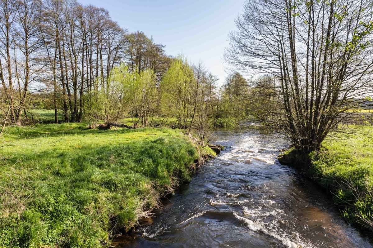 Seeve Radweg, immer mit dem Rad entlang des Flusses