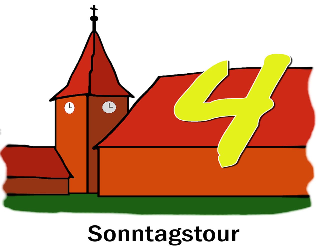 Ausschilderung der Radtour Sonntagstour in der ADFC-RadReiseRegion Uelzen in der Lüneburger Heide