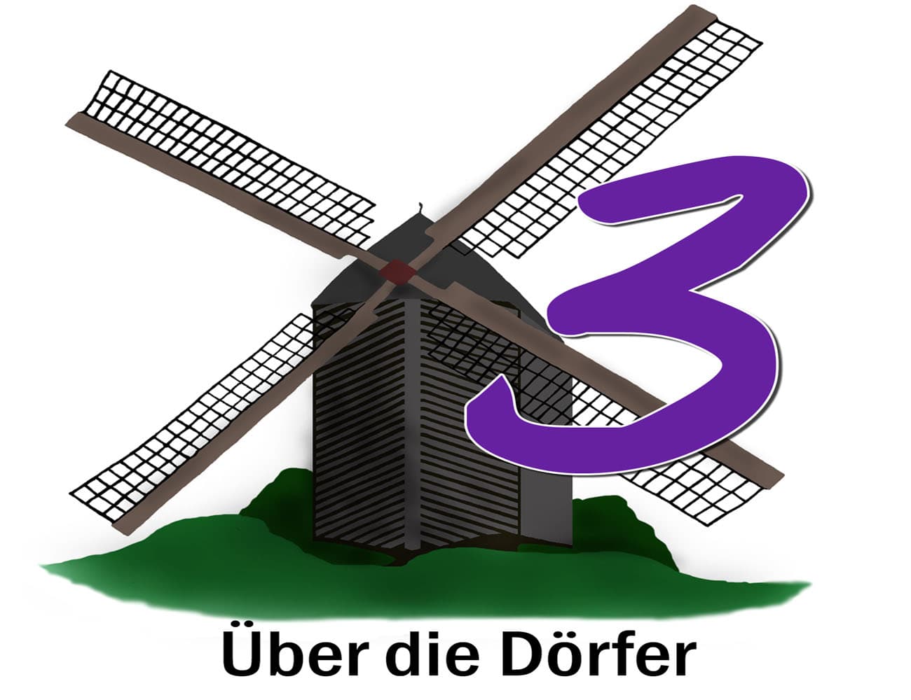 Ausschilderung Radtour "Über die Dörfer" in der ADFC-RadReiseRegion Uelzen in der Lüneburger Heide