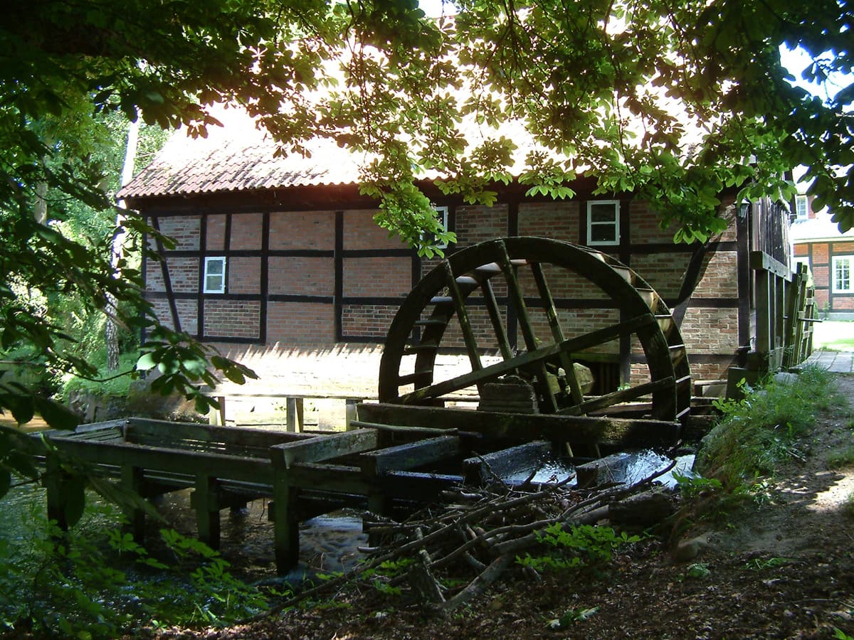 Wassermühle Holxen in der ADFC-RadReiseRegion Uelzen in der Lüneburger Heide