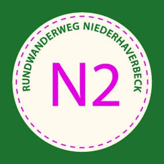 Beschilderung Wanderweg N2