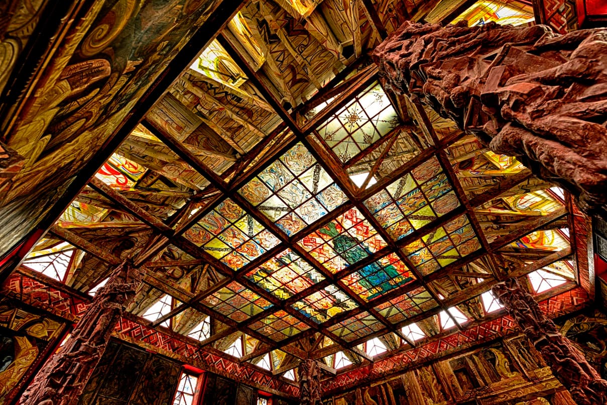 Deckengestaltung Kunststätte Bossard