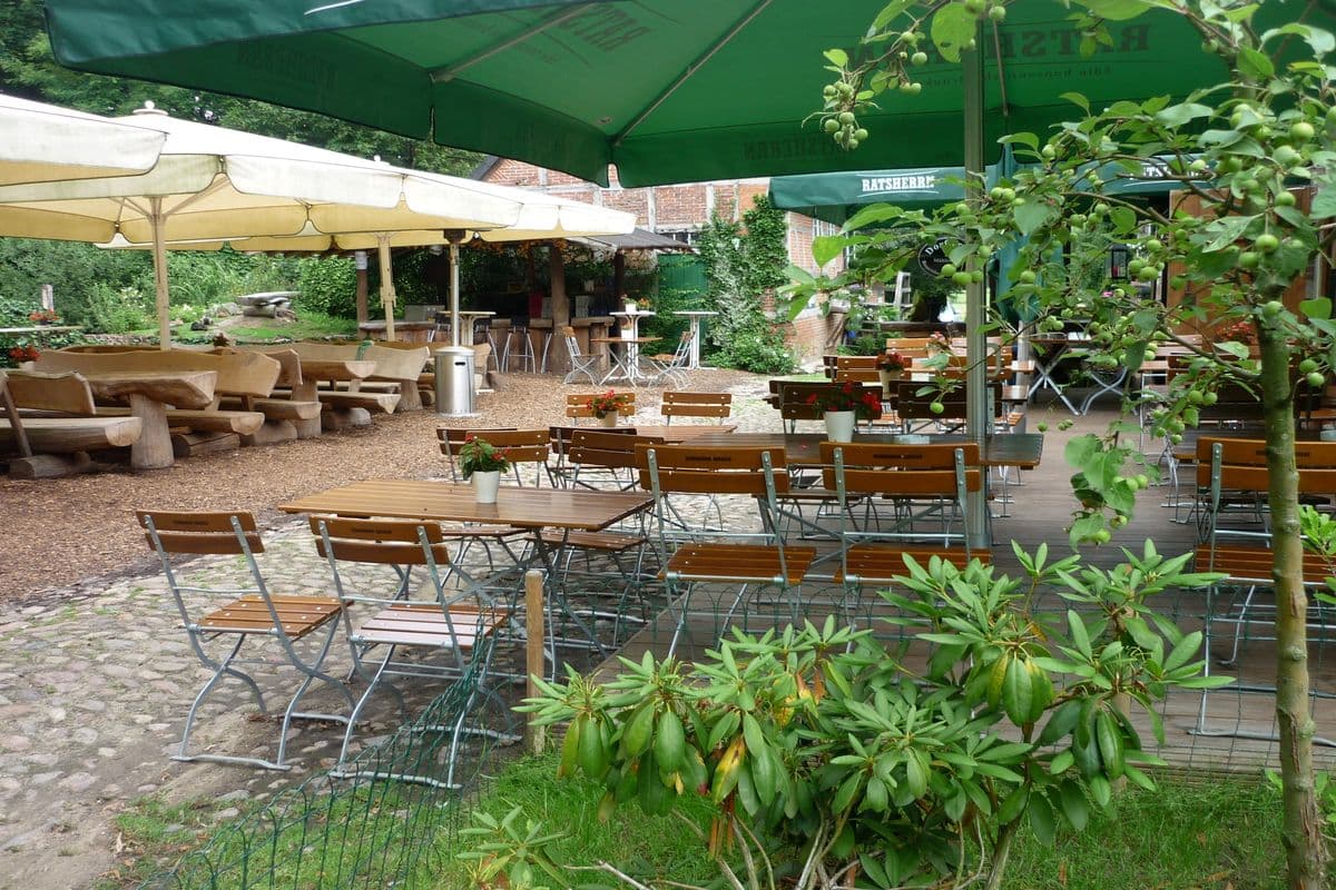 Biergarten Dorfkrug am Mühlenteich