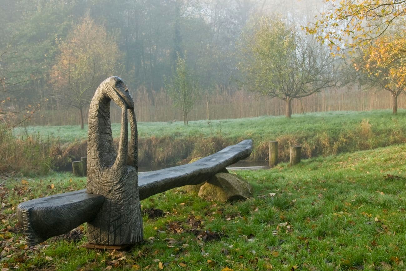 Kunst Installation am Fluss Wietze in Wietzendorf