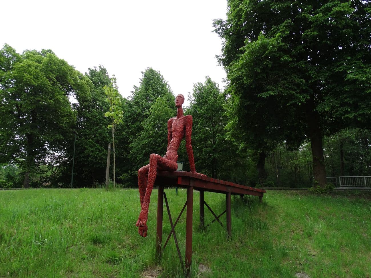 Kunstfigur an der Wietze in Wietzendorf
