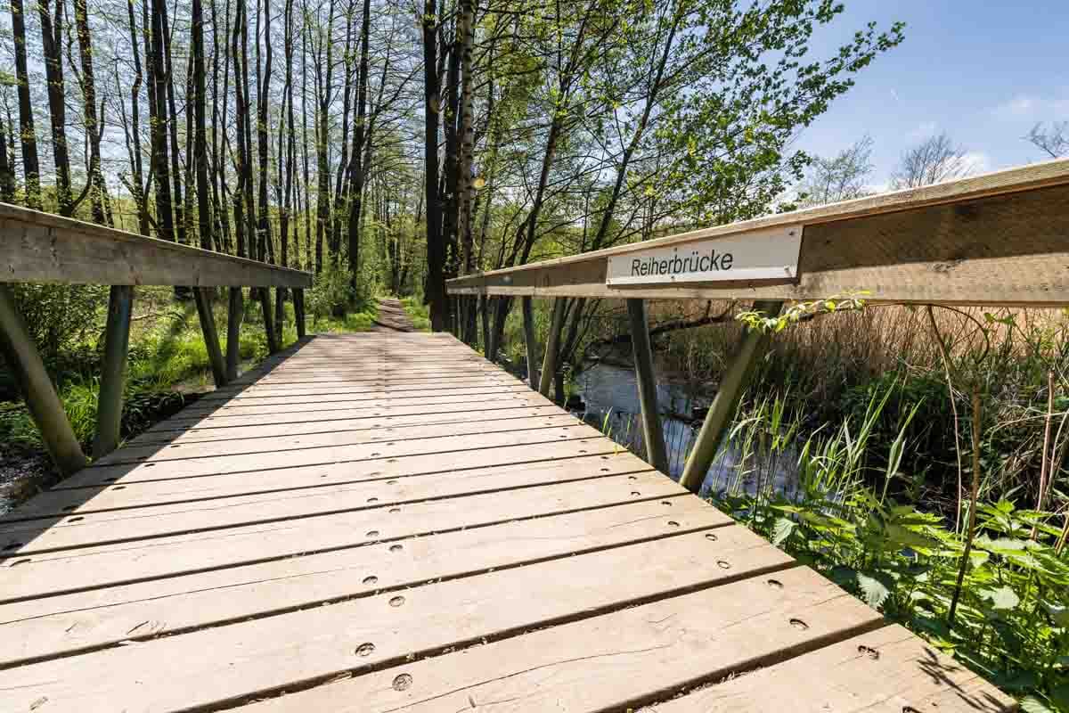 Reiherbrücke Appelbecker Seen Nordheide Lüneburger Heide