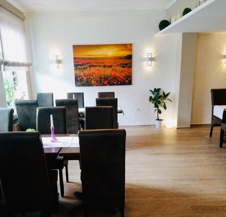 Das italienischen Ristorante La Fontana in Schwarmstedt von innen.