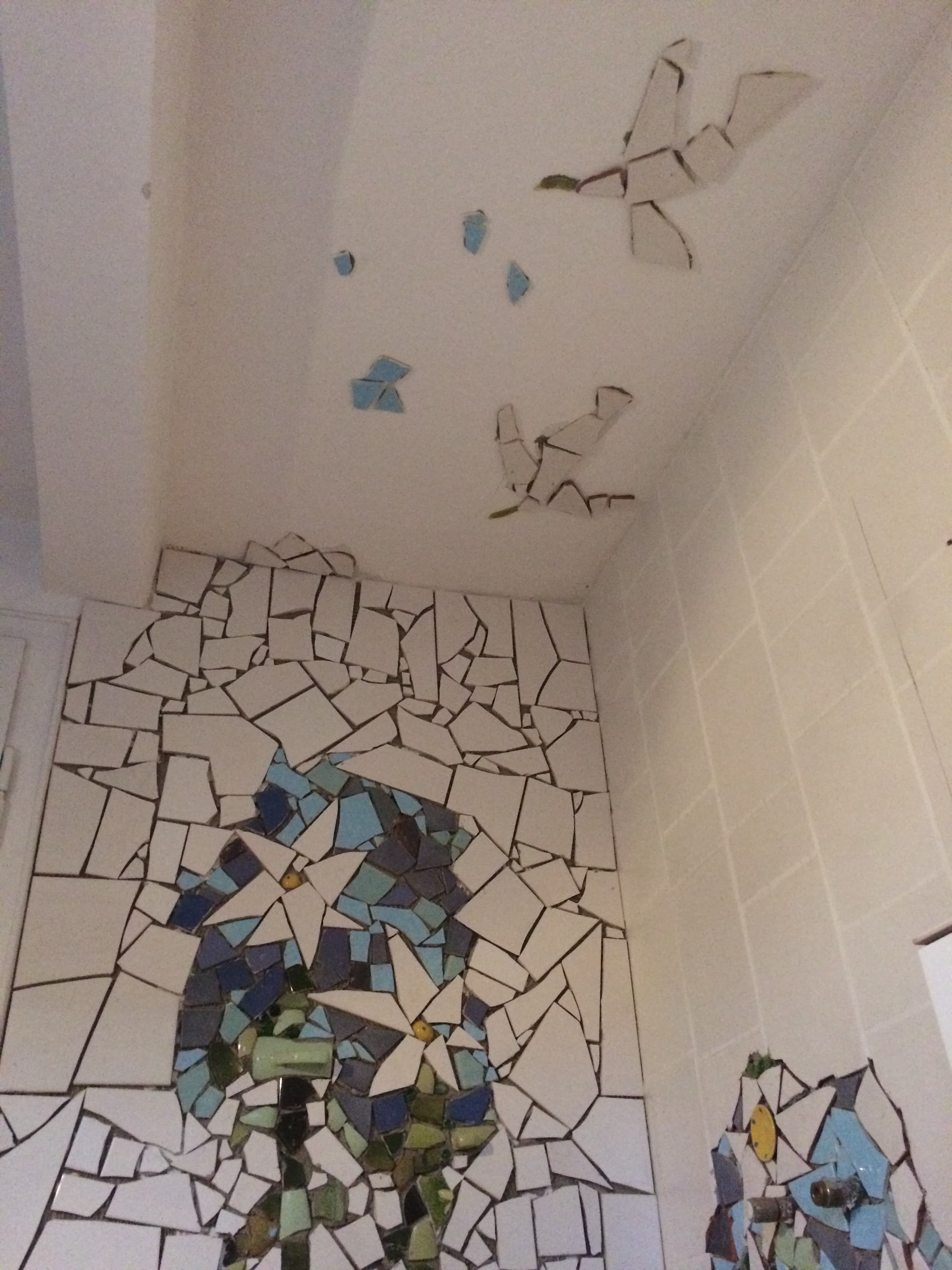 Neues Duschbad in der Sonnenblumenwohnung Atelier am Markt in Hermannsburg