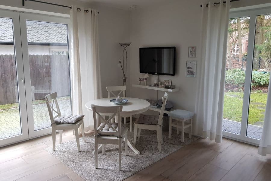 Wohnküche in der Ferienwohnung Bendestorf