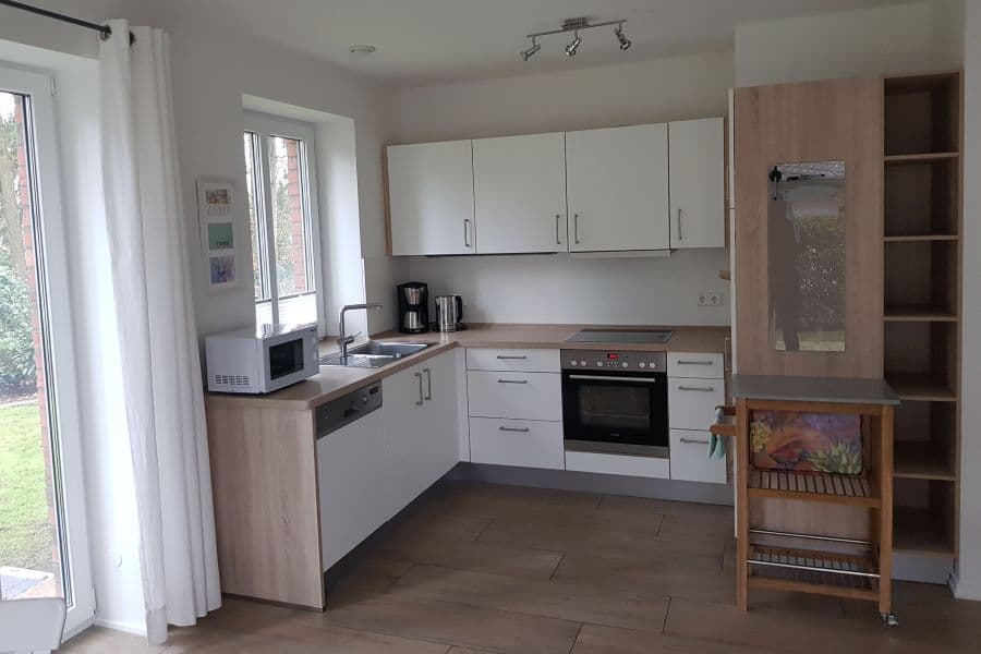 Küche in der Ferienwohnung Bendestorf