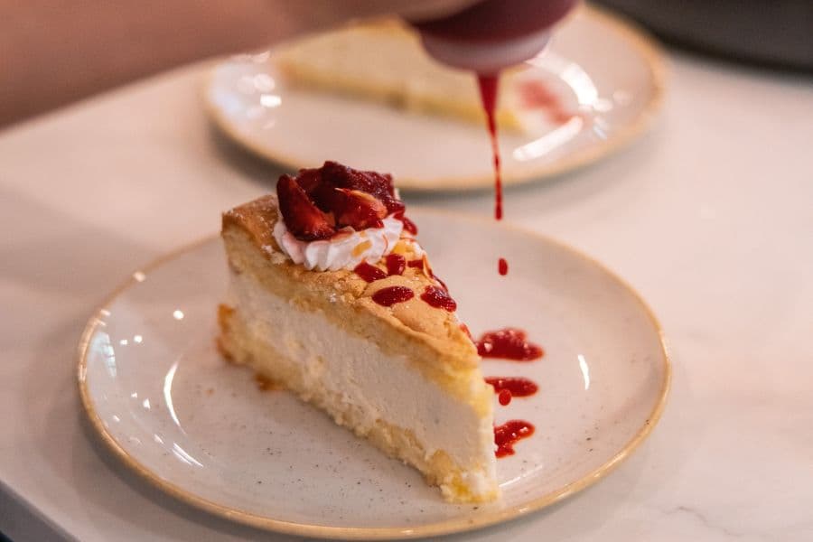 Kuchen im Café im Glockenhof in Lüneburg