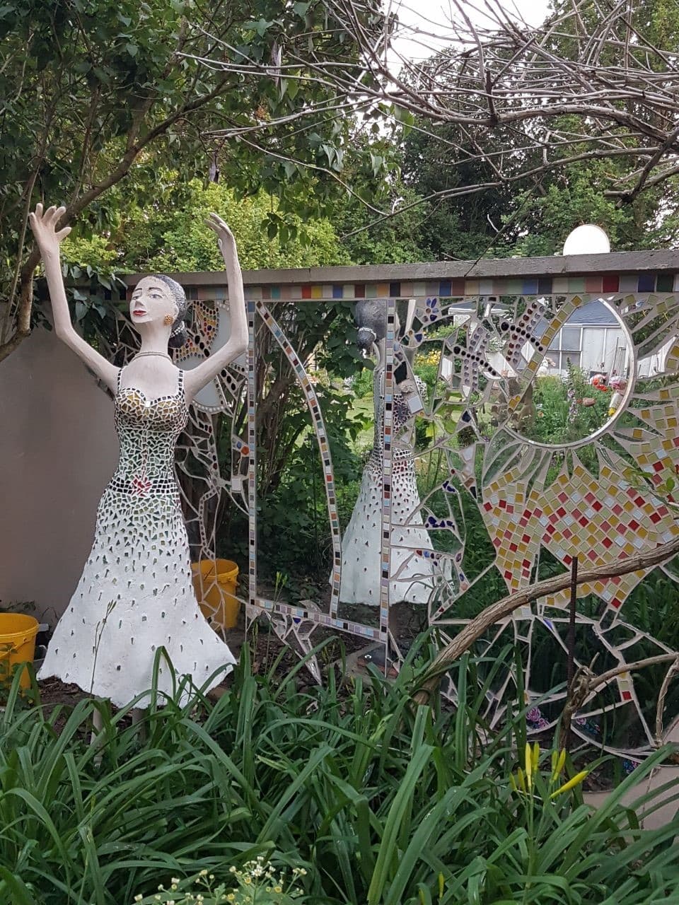 künstlerischer Garten