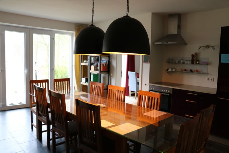 Frühstücksraum in dem Privatzimmer Mara in Wendisch Evern
