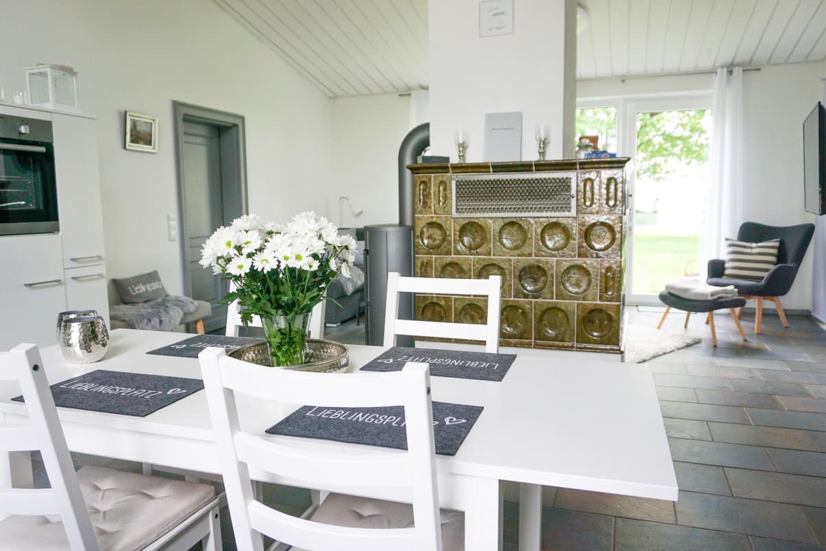 Essbereich in der Ferienwohnung Nina in Egestorf
