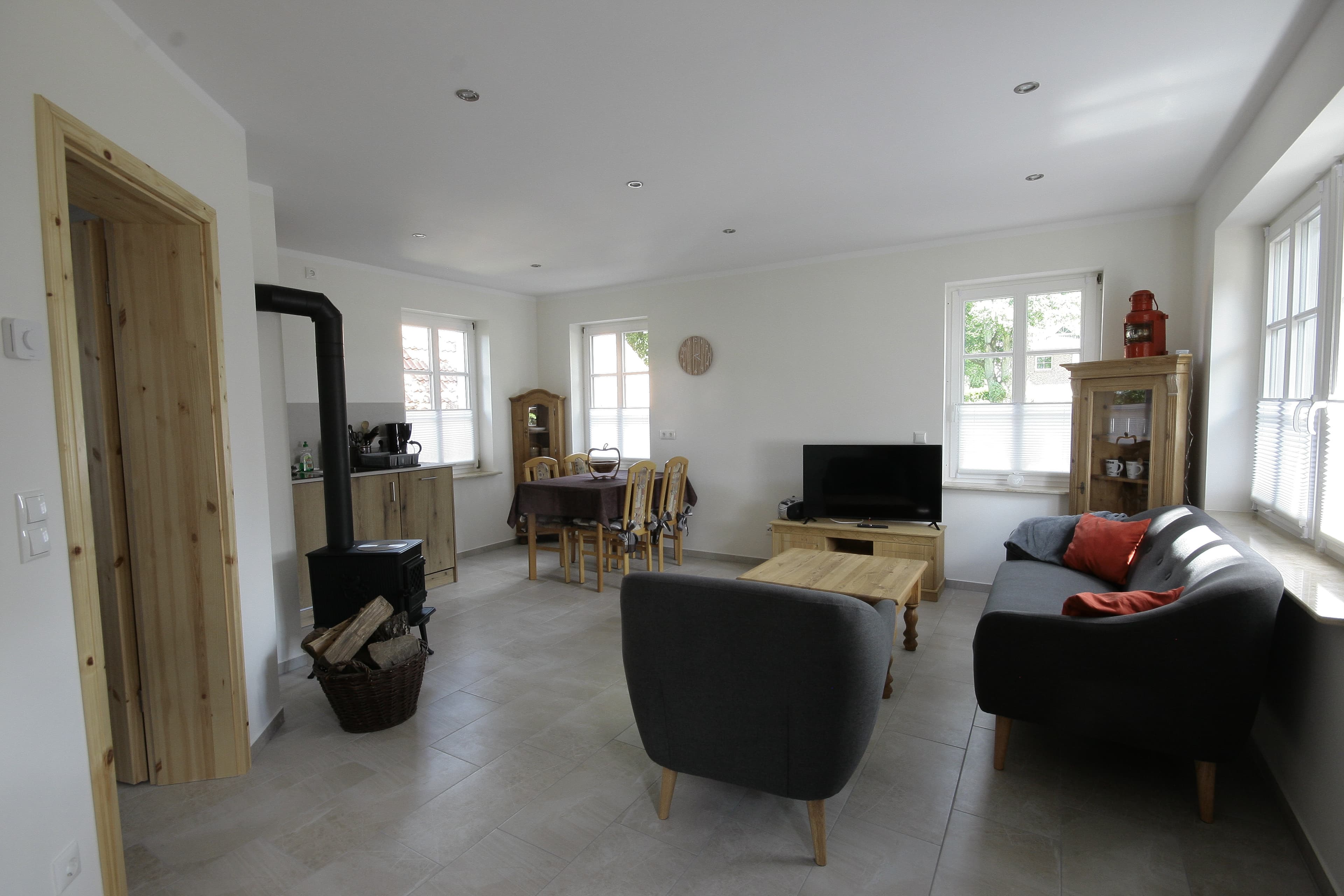 Wohnbereich in dem Ferienhaus Erhorn in Buchholz in der Nordheide.