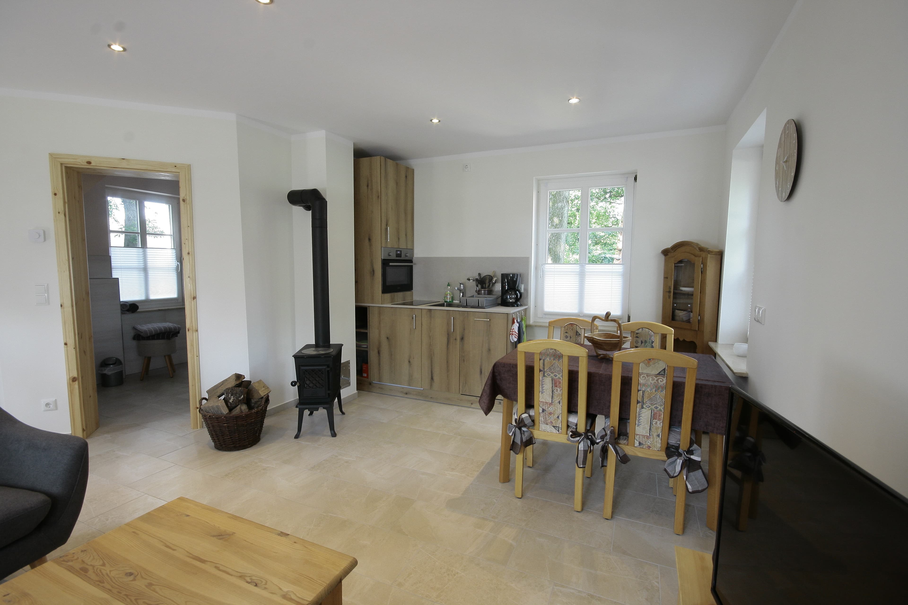 Wohnbereich in dem Ferienhaus Erhorn in Buchholz in der Nordheide.