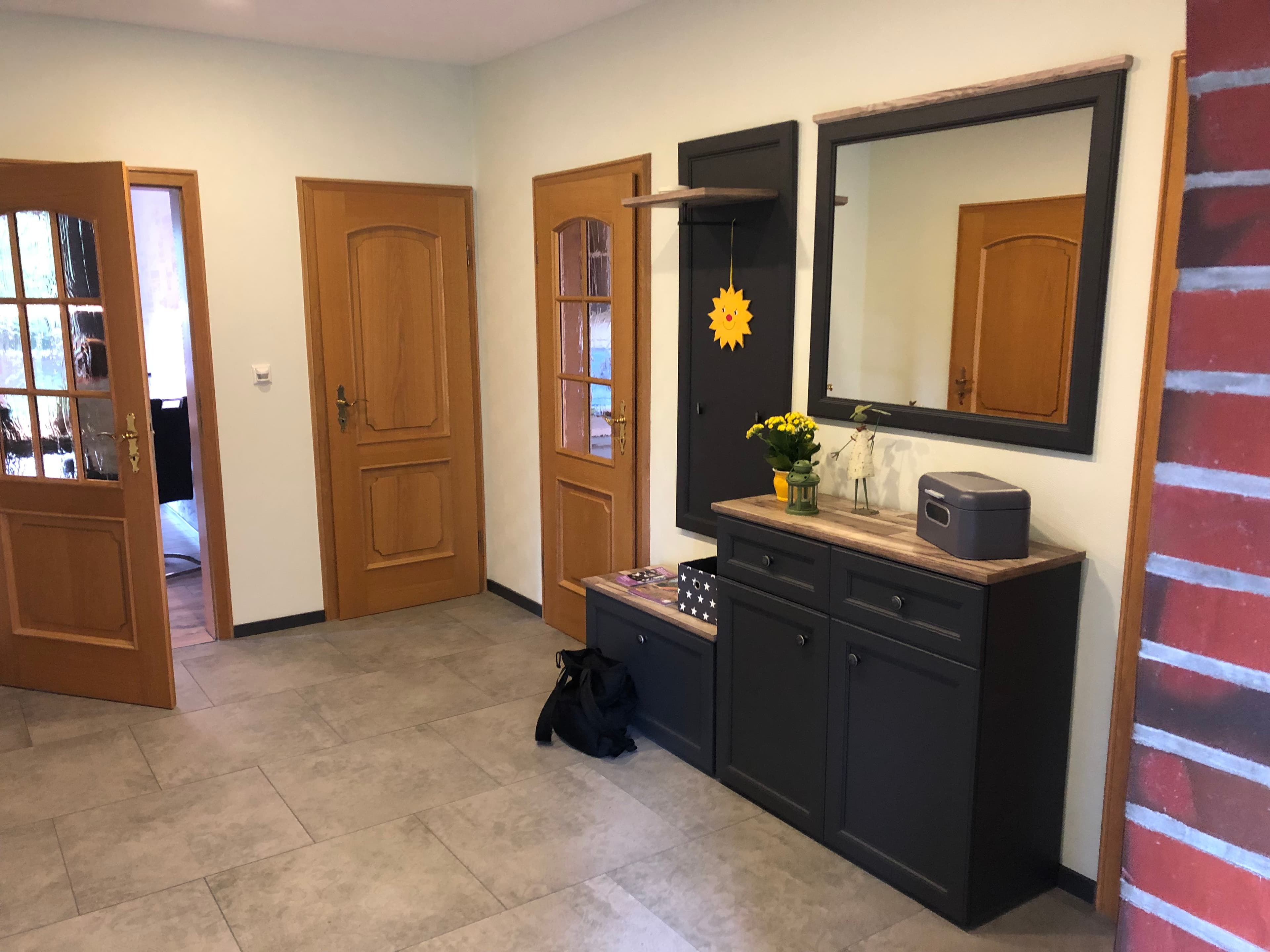 Eingangsbereich in der Ferienwohnung "Zur Weinrebe" in Ebstorf